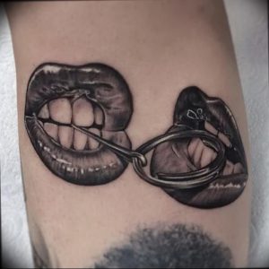 фото тату губы рисунок от 30.09.2017 №047 - tattoo lips drawing - tattoo-photo.ru