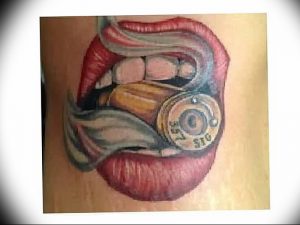 фото тату губы рисунок от 30.09.2017 №052 - tattoo lips drawing - tattoo-photo.ru