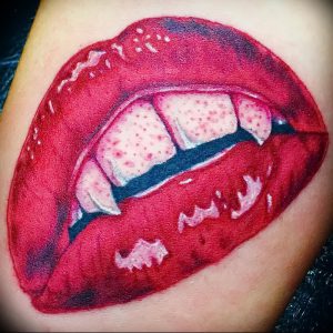 фото тату губы рисунок от 30.09.2017 №099 - tattoo lips drawing - tattoo-photo.ru