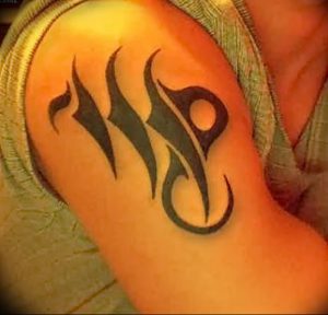 фото тату знак зодиака Дева от 30.09.2017 №006 - tattoo zodiac sign Virgo - tattoo-photo.ru