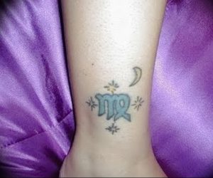 фото тату знак зодиака Дева от 30.09.2017 №043 - tattoo zodiac sign Virgo - tattoo-photo.ru