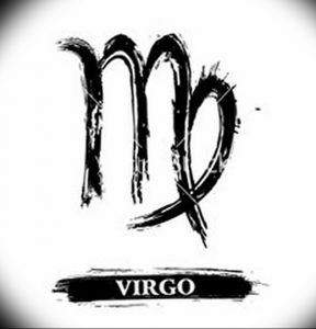 фото тату знак зодиака Дева от 30.09.2017 №045 - tattoo zodiac sign Virgo - tattoo-photo.ru