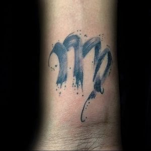 фото тату знак зодиака Дева от 30.09.2017 №072 - tattoo zodiac sign Virgo - tattoo-photo.ru