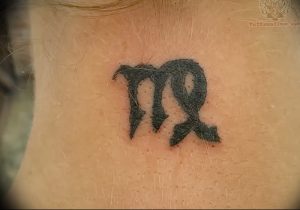 фото тату знак зодиака Дева от 30.09.2017 №076 - tattoo zodiac sign Virgo - tattoo-photo.ru