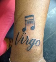 фото тату знак зодиака Дева от 30.09.2017 №078 — tattoo zodiac sign Virgo — tattoo-photo.ru
