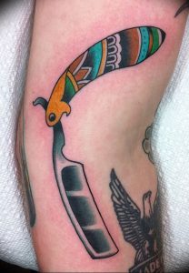 фото тату лезвие (опасная бритва) от 08.09.2017 №021 - tattoo dangerous razor