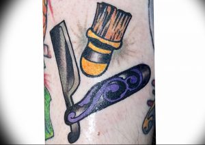фото тату лезвие (опасная бритва) от 08.09.2017 №040 - tattoo dangerous razor