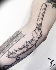 фото тату лезвие (опасная бритва) от 08.09.2017 №052 - tattoo dangerous razor