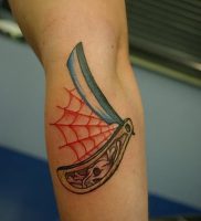 фото тату лезвие (опасная бритва) от 08.09.2017 №072 — tattoo dangerous razor