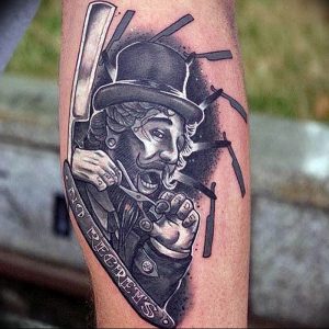фото тату лезвие (опасная бритва) от 08.09.2017 №076 - tattoo dangerous razor
