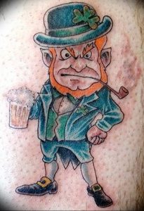 фото тату лепрекон от 04.10.2017 №013 - tattoo leprechaun - tattoo-photo.ru