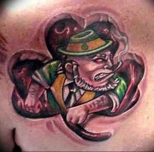 фото тату лепрекон от 04.10.2017 №054 - tattoo leprechaun - tattoo-photo.ru