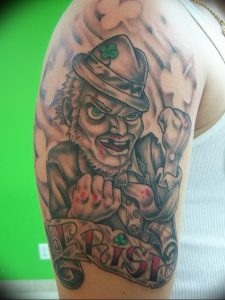 фото тату лепрекон от 04.10.2017 №077 - tattoo leprechaun - tattoo-photo.ru