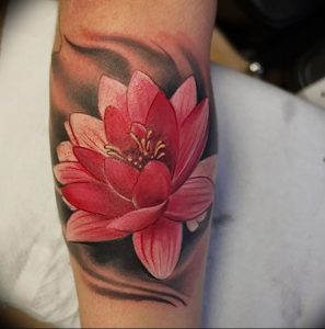 фото тату лотос от 02.10.2017 №045 - lotus tattoo - tattoo-photo.ru