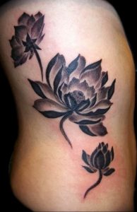 фото тату лотос от 02.10.2017 №047 - lotus tattoo - tattoo-photo.ru