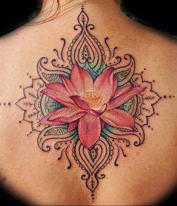 фото тату лотос от 02.10.2017 №051 - lotus tattoo - tattoo-photo.ru