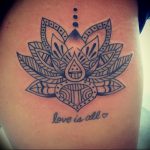 фото тату лотос от 02.10.2017 №067 - lotus tattoo - tattoo-photo.ru