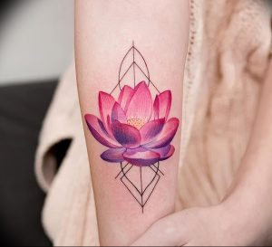 фото тату лотос от 02.10.2017 №079 - lotus tattoo - tattoo-photo.ru