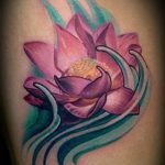 фото тату лотос от 02.10.2017 №080 - lotus tattoo - tattoo-photo.ru