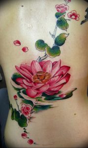 фото тату лотос от 02.10.2017 №114 - lotus tattoo - tattoo-photo.ru