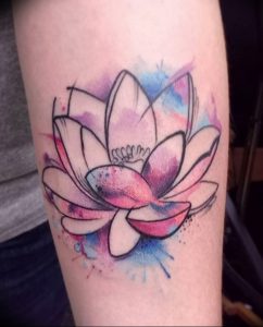 фото тату лотос от 02.10.2017 №125 - lotus tattoo - tattoo-photo.ru