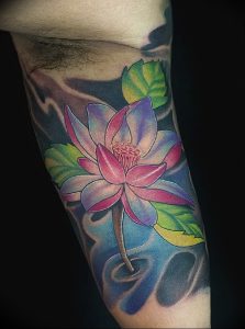 фото тату лотос от 02.10.2017 №169 - lotus tattoo - tattoo-photo.ru