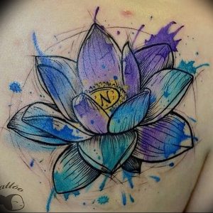 фото тату лотос от 02.10.2017 №185 - lotus tattoo - tattoo-photo.ru