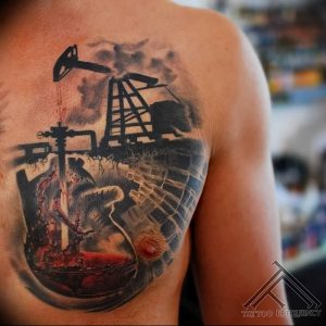 фото тату мельница от 30.10.2017 №039 - tattoo mill - tattoo-photo.ru