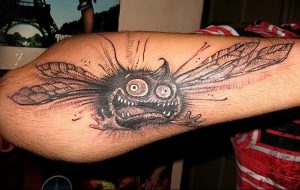 фото тату муха от 22.09.2017 №006 - Fly Tattoo - tattoo-photo.ru