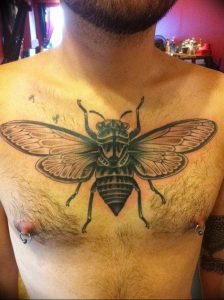 фото тату муха от 22.09.2017 №018 - Fly Tattoo - tattoo-photo.ru