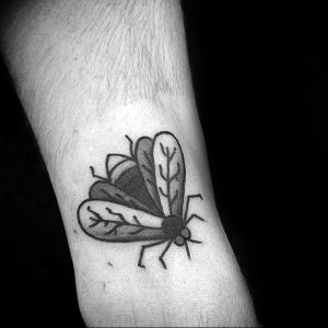 фото тату муха от 22.09.2017 №020 - Fly Tattoo - tattoo-photo.ru
