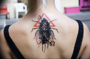фото тату муха от 22.09.2017 №042 - Fly Tattoo - tattoo-photo.ru