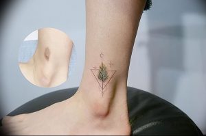 фото тату на щиколотке от 30.10.2017 №018 - ankle tattoo - tattoo-photo.ru