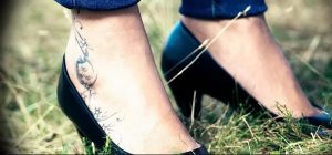 фото тату на щиколотке от 30.10.2017 №031 - ankle tattoo - tattoo-photo.ru