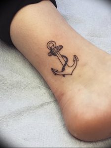 фото тату на щиколотке от 30.10.2017 №042 - ankle tattoo - tattoo-photo.ru