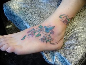 фото тату на щиколотке от 30.10.2017 №073 - ankle tattoo - tattoo-photo.ru