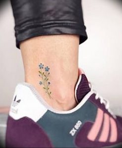 фото тату на щиколотке от 30.10.2017 №093 - ankle tattoo - tattoo-photo.ru