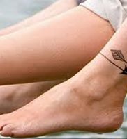 фото тату на щиколотке от 30.10.2017 №110 — ankle tattoo — tattoo-photo.ru