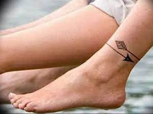 фото тату на щиколотке от 30.10.2017 №110 - ankle tattoo - tattoo-photo.ru