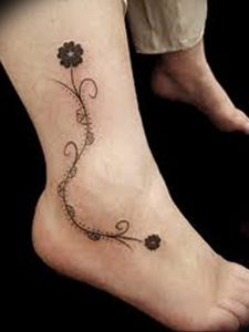 фото тату на щиколотке от 30.10.2017 №114 - ankle tattoo - tattoo-photo.ru