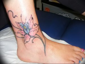 фото тату на щиколотке от 30.10.2017 №118 - ankle tattoo - tattoo-photo.ru