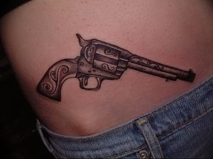 фото тату оружие от 05.09.2017 №005 - tattoo weapons - tattoo-photo.ru