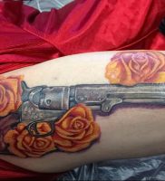 фото тату оружие от 05.09.2017 №091 — tattoo weapons — tattoo-photo.ru