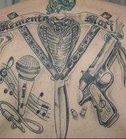фото тату оружие от 05.09.2017 №097 — tattoo weapons — tattoo-photo.ru