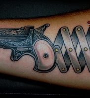 фото тату оружие от 05.09.2017 №102 — tattoo weapons — tattoo-photo.ru