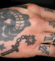фото тату оружие от 05.09.2017 №103 — tattoo weapons — tattoo-photo.ru