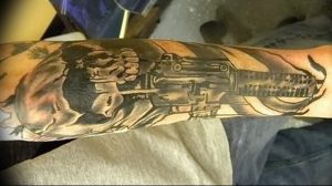 фото тату оружие от 05.09.2017 №121 - tattoo weapons - tattoo-photo.ru