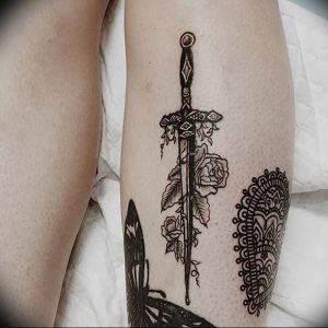 фото тату оружие от 05.09.2017 №123 - tattoo weapons - tattoo-photo.ru