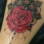 фото тату роза от 30.09.2017 №002 - rose tattoo - tattoo-photo.ru