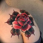 фото тату роза от 30.09.2017 №003 - rose tattoo - tattoo-photo.ru